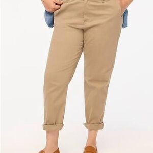 J Crew High Rise Girlfriend Chinos